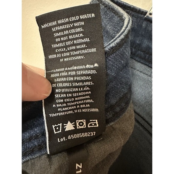 Buffalo David Bitton Jeans Mens 36x30 Jackson Slim Straight Blue Dark Wash - Picture 6 of 7